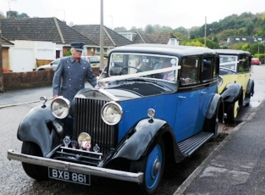 Vintage Rolls Royce for weddings in Bournemouth